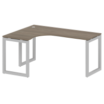 Metal System Quattro Стол криволинейный левый на О-образном м/к 50БО.СА-4 (L) Акация/Антрацит металл 1600*1200*750 Metal System Quattro Стол криволинейный левый на О-образном м/к 50БО.СА-4 (L) Акация/Антрацит металл 1600*1200*750