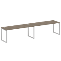 Metal System Quattro Р. ст. на 2 раб. места на О-образном м/к 40БО.СМ-2.5 Акация/Антрацит металл 3600*720*750 Metal System Quattro Р. ст. на 2 раб. места на О-образном м/к 40БО.СМ-2.5 Акация/Антрацит металл 3600*720*750