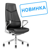 Кресло для руководителя Zen 01E Черный/Хром
