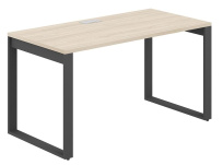 Стол офисный с лючком Allegro / 1600×600×750 / Профиль О-образный: 70×20 / Металлокаркас: Антрацит /Столешница: Акация равелло/ AG.103.AR.L.72.AN Стол офисный с лючком Allegro / 1600×600×750 / Профиль О-образный: 70×20 / Металлокаркас: Антрацит /Столешница: Акация равелло/ AG.103.AR.L.72.AN