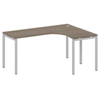 Metal System Quattro Стол криволинейный правый на П-образном м/к 40БП.СА-4 (R) Акация/Антрацит металл 1600*1200*750 Metal System Quattro Стол криволинейный правый на П-образном м/к 40БП.СА-4 (R) Акация/Антрацит металл 1600*1200*750