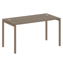 Metal System Quattro Стол офисный на П-образном м/к 40БП.СП-3 Вяз/Мокко металл 1400×720×750 Metal System Quattro Стол офисный на П-образном м/к 40БП.СП-3 Вяз/Мокко металл 1400×720×750