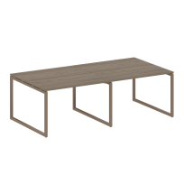 Metal System Quattro Перег. стол (2 столешницы) на О-образном м/к 40БО.ПРГ-2.2 Акация/Антрацит металл 2400*1235*750 Metal System Quattro Перег. стол (2 столешницы) на О-образном м/к 40БО.ПРГ-2.2 Акация/Антрацит металл 2400*1235*750