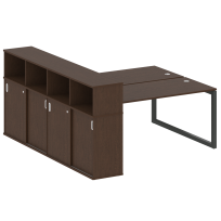 Metal System Quattro Р. ст. с шкафом-купе на О-образном м/к 50БО.РС-СШК-4.4 Т Акация/Антрацит металл 2010*2332*1098 Metal System Quattro Р. ст. с шкафом-купе на О-образном м/к 50БО.РС-СШК-4.4 Т Акация/Антрацит металл 2010*2332*1098