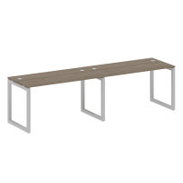 Metal System Quattro Р. ст. на 2 раб. места на О-образном м/к 50БО.СМ-2.3 Акация/Антрацит металл 2800*720*750 Metal System Quattro Р. ст. на 2 раб. места на О-образном м/к 50БО.СМ-2.3 Акация/Антрацит металл 2800*720*750