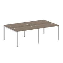 Metal System Quattro Р. ст. на 4 раб. места на П-образном м/к 40БП.СМ-4.2 Акация/Антрацит металл 2400*1475*750 Metal System Quattro Р. ст. на 4 раб. места на П-образном м/к 40БП.СМ-4.2 Акация/Антрацит металл 2400*1475*750