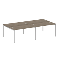Metal System Quattro Р. ст. на 4 раб. места на П-образном м/к 40БП.СМ-4.3 Акация/Антрацит металл 2800*1475*750 Metal System Quattro Р. ст. на 4 раб. места на П-образном м/к 40БП.СМ-4.3 Акация/Антрацит металл 2800*1475*750