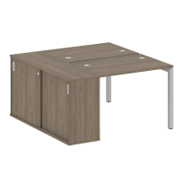 Metal System Quattro Р. ст. с шкафом-купе на П-образном м/к 50БП.РС-СШК-1.1 Т Акация/Антрацит металл 1410*1475*750 Metal System Quattro Р. ст. с шкафом-купе на П-образном м/к 50БП.РС-СШК-1.1 Т Акация/Антрацит металл 1410*1475*750