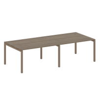 Metal System Quattro Перег. стол (2 столешницы) на П-образном м/к 50БП.ПРГ-2.3 Акация/Антрацит металл 2800*1235*750 Metal System Quattro Перег. стол (2 столешницы) на П-образном м/к 50БП.ПРГ-2.3 Акация/Антрацит металл 2800*1235*750