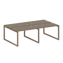 Metal System Quattro Р. ст. на 4 раб. места на О-образном м/к 50БО.СМ-4.2 Акация/Антрацит металл 2400*1475*750 Metal System Quattro Р. ст. на 4 раб. места на О-образном м/к 50БО.СМ-4.2 Акация/Антрацит металл 2400*1475*750