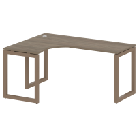Metal System Quattro Стол криволинейный левый на О-образном м/к 50БО.СА-4 (L) Акация/Антрацит металл 1600*1200*750 Metal System Quattro Стол криволинейный левый на О-образном м/к 50БО.СА-4 (L) Акация/Антрацит металл 1600*1200*750