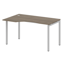 Metal System Quattro Стол криволинейный левый на П-образном м/к 40БП.СА-2 (L) Акация/Антрацит металл 1400*900*750 Metal System Quattro Стол криволинейный левый на П-образном м/к 40БП.СА-2 (L) Акация/Антрацит металл 1400*900*750