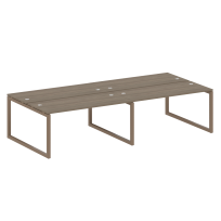 Metal System Quattro Р. ст. на 4 раб. места на О-образном м/к 50БО.СМ-4.4 Акация/Антрацит металл 3200*1475*750 Metal System Quattro Р. ст. на 4 раб. места на О-образном м/к 50БО.СМ-4.4 Акация/Антрацит металл 3200*1475*750