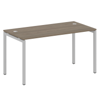 Metal System Quattro Стол офисный на П-образном м/к 40БП.СП-3 Вяз/Мокко металл 1400×720×750 Metal System Quattro Стол офисный на П-образном м/к 40БП.СП-3 Вяз/Мокко металл 1400×720×750