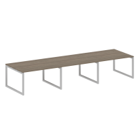 Metal System Quattro Перег. стол (3 столешницы) на О-оразном м/к 50БО.ПРГ-3.3 Акация/Антрацит металл 4200*1235*750 Metal System Quattro Перег. стол (3 столешницы) на О-оразном м/к 50БО.ПРГ-3.3 Акация/Антрацит металл 4200*1235*750