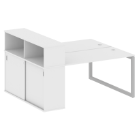 Metal System Quattro Р. ст. с шкафом-купе на О-образном м/к 50БО.РС-СШК-2.3 Т Акация/Антрацит металл 1810*1475*1098 Metal System Quattro Р. ст. с шкафом-купе на О-образном м/к 50БО.РС-СШК-2.3 Т Акация/Антрацит металл 1810*1475*1098