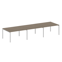 Metal System Quattro Перег. стол (3 столешницы) на П-оразном м/к 40БП.ПРГ-3.3 Акация/Антрацит металл 4200*1235*750 Metal System Quattro Перег. стол (3 столешницы) на П-оразном м/к 40БП.ПРГ-3.3 Акация/Антрацит металл 4200*1235*750