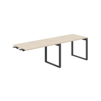 Стол-бенч комбо s-b-s с лючком Allegro / 2400×800×750 / Профиль О-образный: 70×20 Антрацит / Столешница: Белый / AG.197.WH.L.72.AN Стол-бенч комбо s-b-s с лючком Allegro / 2400×800×750 / Профиль О-образный: 70×20 Антрацит / Столешница: Белый / AG.197.WH.L.72.AN
