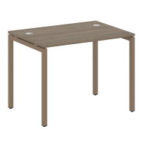 Metal System Quattro Стол офисный на П-образном м/к 40БП.СП-1 Вяз/Мокко металл 1000×720×750 Metal System Quattro Стол офисный на П-образном м/к 40БП.СП-1 Вяз/Мокко металл 1000×720×750