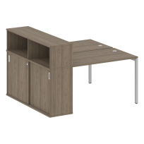 Metal System Quattro Р. ст. с шкафом-купе на П-образном м/к 40БП.РС-СШК-2.2 Т Акация/Антрацит металл 1610*1475*1098 Metal System Quattro Р. ст. с шкафом-купе на П-образном м/к 40БП.РС-СШК-2.2 Т Акация/Антрацит металл 1610*1475*1098