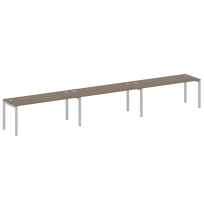 Metal System Quattro Р. ст. на 3 раб. места на П-образном м/к 50БП.СМ-3.5 Акация/Антрацит металл 5400*720*750 Metal System Quattro Р. ст. на 3 раб. места на П-образном м/к 50БП.СМ-3.5 Акация/Антрацит металл 5400*720*750