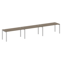Metal System Quattro Р. ст. на 3 раб. места на П-образном м/к 50БП.СМ-3.4 Акация/Антрацит металл 4800*720*750 Metal System Quattro Р. ст. на 3 раб. места на П-образном м/к 50БП.СМ-3.4 Акация/Антрацит металл 4800*720*750