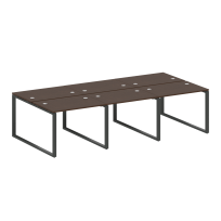 Metal System Р. ст. на 6 раб. места на О-образном м/к БО.СМ-6.1 Акация/Антрацит металл 3000*1475*750 Metal System Р. ст. на 6 раб. места на О-образном м/к БО.СМ-6.1 Акация/Антрацит металл 3000*1475*750