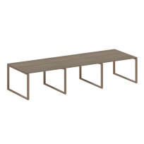 Metal System Перег. стол (3 столешницы) на О-оразном м/к БО.ПРГ-3.2 Акация/Антрацит металл 3600*1235*750 Metal System Перег. стол (3 столешницы) на О-оразном м/к БО.ПРГ-3.2 Акация/Антрацит металл 3600*1235*750