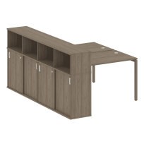 Metal System Quattro Р. ст. с шкафом-купе на П-образном м/к 40БП.РС-СШК-4.2 Т Акация/Антрацит металл 1610*2332*1098 Metal System Quattro Р. ст. с шкафом-купе на П-образном м/к 40БП.РС-СШК-4.2 Т Акация/Антрацит металл 1610*2332*1098