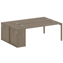 Metal System Quattro Р. ст. с шкафом-купе на П-образном м/к 50БП.РС-СШК-1.5 Т Акация/Антрацит металл 2210*1475*750 Metal System Quattro Р. ст. с шкафом-купе на П-образном м/к 50БП.РС-СШК-1.5 Т Акация/Антрацит металл 2210*1475*750