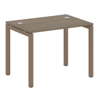 Metal System Quattro Стол офисный на П-образном м/к 50БП.СП-1 Вяз/Мокко металл 1000×720×750 Metal System Quattro Стол офисный на П-образном м/к 50БП.СП-1 Вяз/Мокко металл 1000×720×750