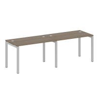Metal System Quattro Р. ст. на 2 раб. места на П-образном м/к 50БП.СМ-2.2 Акация/Антрацит металл 2400*720*750 Metal System Quattro Р. ст. на 2 раб. места на П-образном м/к 50БП.СМ-2.2 Акация/Антрацит металл 2400*720*750
