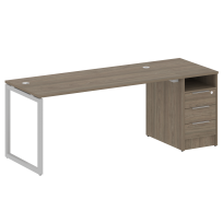 Metal System Quattro Р. ст. с тумбой на О-образном м/к 40БО.РС-СТП-1.4 Акация/Антрацит металл 2012*720*750 Metal System Quattro Р. ст. с тумбой на О-образном м/к 40БО.РС-СТП-1.4 Акация/Антрацит металл 2012*720*750