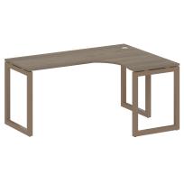 Metal System Quattro Стол криволинейный правый на О-образном м/к 50БО.СА-4 (R) Акация/Антрацит металл 1600*1200*750 Metal System Quattro Стол криволинейный правый на О-образном м/к 50БО.СА-4 (R) Акация/Антрацит металл 1600*1200*750