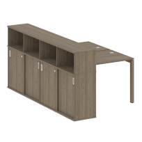 Metal System Quattro Р. ст. с шкафом-купе на П-образном м/к 50БП.РС-СШК-4.1 Т Акация/Антрацит металл 1410*2332*1098 Metal System Quattro Р. ст. с шкафом-купе на П-образном м/к 50БП.РС-СШК-4.1 Т Акация/Антрацит металл 1410*2332*1098