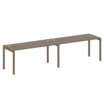 Metal System Quattro Р. ст. на 2 раб. места на П-образном м/к 50БП.СМ-2.4 Акация/Антрацит металл 3200*720*750 Metal System Quattro Р. ст. на 2 раб. места на П-образном м/к 50БП.СМ-2.4 Акация/Антрацит металл 3200*720*750